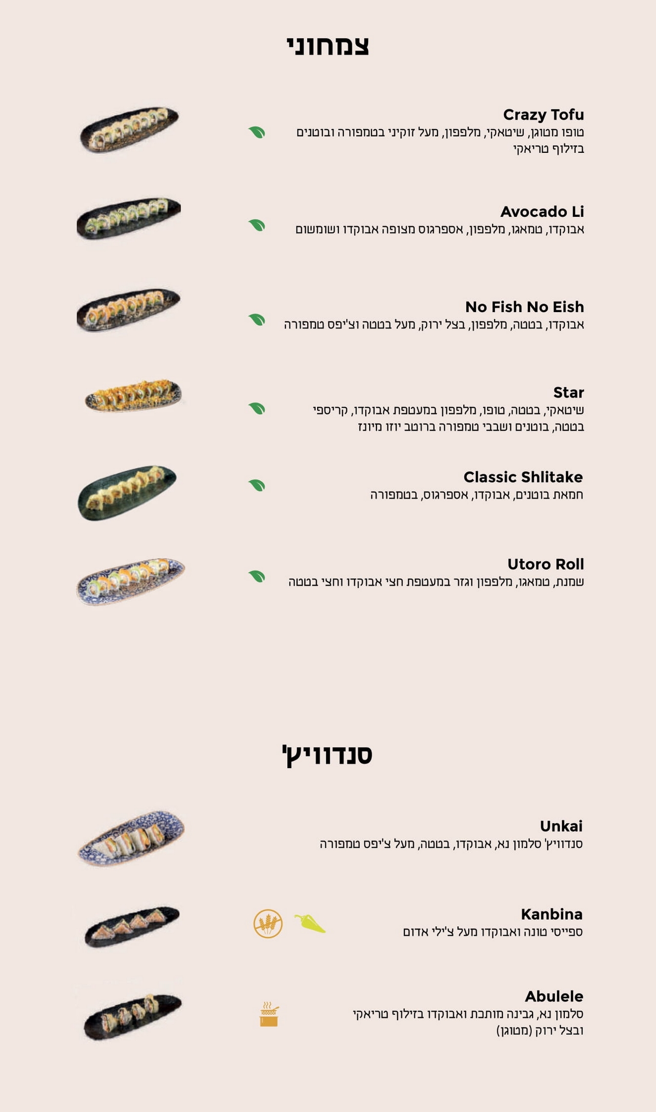 תפריט צהריים 5